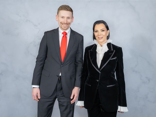 Vincent Hovorka with Kris Jenner