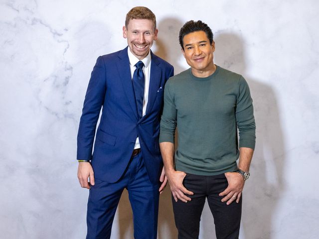 Vincent Hovorka with Mario Lopez